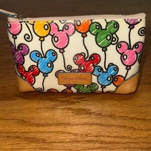Dooney & Bourke Mickey Balloons Cosmetic Pouch
